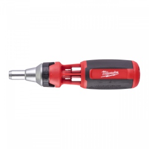 Șurubelniță cu clichet Milwaukee 9 în 1 - hex [ Hex 1.5 mm / Hex 2 mm / Hex 2.5 mm / Hex 3 mm / Hex 4 mm / Hex 5 mm / Hex 6 mm ]
