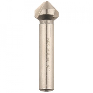 Teșitor Ø 6.3 mm, 90⁰, coadă cilindrică, DIN 335, HSS