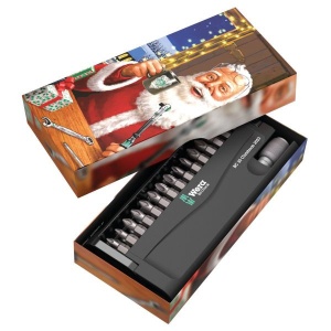 WERA, Set biti cu adaptor, 30 piese, Wera Bit-Check, Editie Craciun 2023