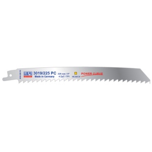 3019/225 PC Panza HCS/CV pentru fierastrau sabie pentru lemn / 20 bucati, DIM 225 x 19 x 0.9 mm
