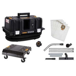 Aspirator Dewalt DCV586MK, compatibil cu acumulatori Li-Ion 54 V, 11 L, carucior TSTAK
