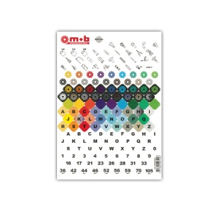 Autocolant organizator pentru sertare - sticker organizator sertare