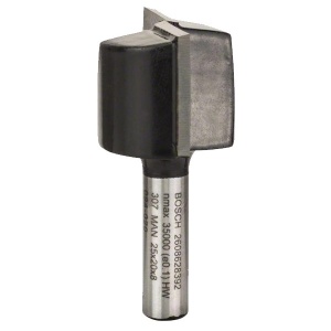 Bosch Standard for Wood - Freza pentru caneluri, 25x19.6x51 mm, tija 8 mm, lemn, material plastic, material mineral