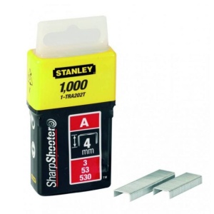 Capse din otel galvanizat Stanley 1-TRA202T, pachet 1000 buc, 4 mm