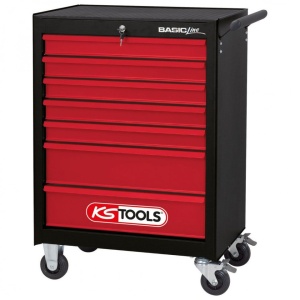 Carucior de atelier KS TOOLS BASICline cu 7 sertare