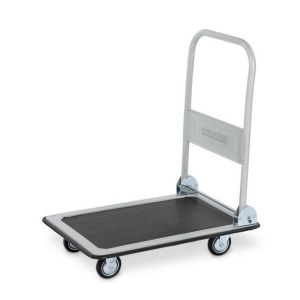 Carucior de transport cu 2 roti mobile Kreator KRT670101, platforma 470 x 730 mm, sarcina max. 150kg