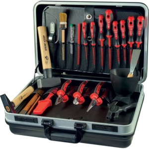 Geanta cu scule pentru electricieni, HAUPA Jobstarter Plus, 24 piese