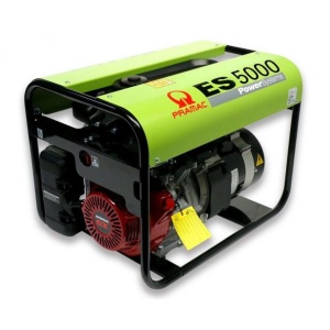 Generator de curent monofazat PRAMAC ES5000+AVR, max 5.1 kVA, motor HONDA benzina, EURO V
