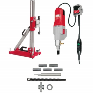 Kit masina de carotat Milwaukee, gaurire beton 252 mm