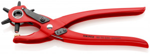 KNIPEX 90 70 220 EAN Clește preducea vopsit electrostatic în roșu 220 mm
