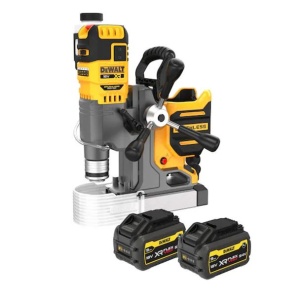Masina de gaurit cu talpa magnetica Dewalt DCD1623X2G, burghiu max 16 mm, carota max 50 mm, cu 2 acumulatori XR FLEXVOLT 9.0Ah si incarcator