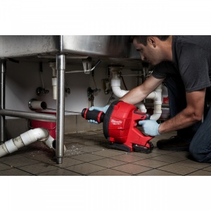 Masina desfundat tevi - 8mm Milwaukee M18 FDCPF8-0C, lungime cablu 10.6 m, livrata fara acumulator, valiza