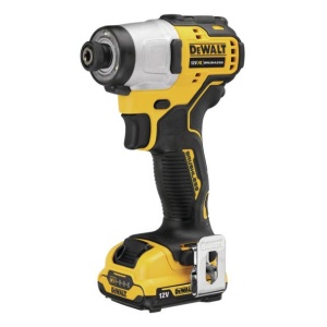 Masina insurubat cu impact sub compacta DeWalt DCF801D2, 1/4", Li-Ion 12V, 2 x 2Ah
