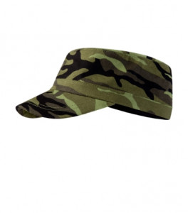 Şapcă unisex camuflaj verde, 230 g/m²
