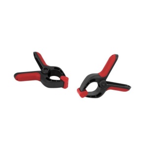 Set 2 clesti tip clema din plastic cu arc Kreator KRT553102, 100 mm