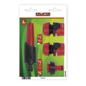 Set 4 accesorii pentru irigat Kreator KRTGR6601