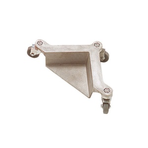 Set 4 coltare din aluminiu cu 3 roti pivotante pentru transport mobila - 4 buc.