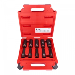 Set chei tubulare lungi ½" SHOCKWAVE™ IMPACT DUTY (10 buc) 10-24 mm