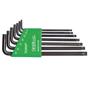 Set de chei lungi cu profil TX in suport de plastic