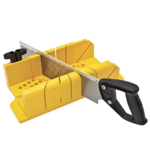 Set fierastrau de mana cu suport taiere in unghi Stanley 1-20-600, 310 x 170 mm