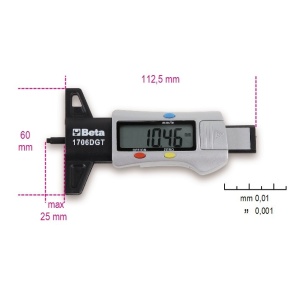 Subler digital pneuri 1706DGT