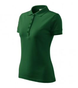 Tricou polo pentru damă verde sticlă, 200 g/m²