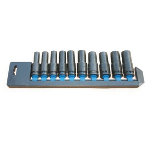 Trusa capete tubulare de impact lungi 1/2" 10-19 mm/10 piese 10-19 mm/10 piese
