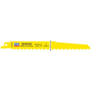 3030/225/300 Panza HCS/CV pentru fierastrau sabie pentru lemn / 5 bucati, DIM 225 x 19 x 1.27 mm