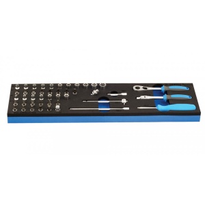 964ECO5 Set de capete chei tubulare si accesorii 1/4" in modul SOS / 45 piese - 621290