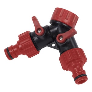 Adaptor robinet Kreator KRTGR6024, 3/4", cu 2 iesiri