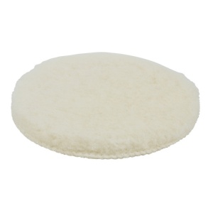 Calota de lustruit Wolfcraft 3166000, lana de miel, 150 mm cu scai