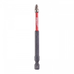 Cap surubelnita Pozidrive (PZ) Milwaukee SHOCKWAVE (Lungime totală (mm): 90, Tip: PZ 2)