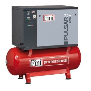 Compresor de aer silentios Fini Pulsar Evo BK119-270-7.5-SD, 270 l, 5.5 kW, 10 bar, 840 l/min