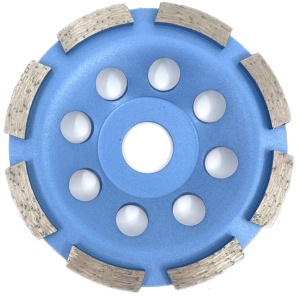Disc cupa diamantata pentru slefuire Beton/Abrazive 115x22,2mm Standard Profesional - BlueLine - DXDY.BLEC.115