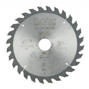 Disc Dewalt DT4033 pentru fierastrau circular, D 190x30x2.6 mm, 28 dinti, pentru taiere universala, seria Extreme