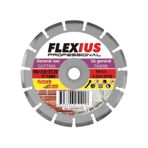 Disc diamantat pentru taiere uz general TG8 - Ø A: 115 mm