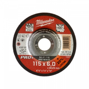 Disc polizat metal Milwaukee PRO+ - SG 27 / 115