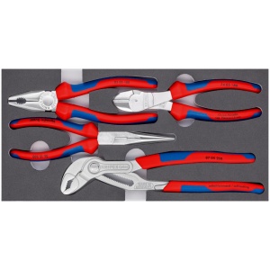 KNIPEX 00 20 01 V17 Set de clești în suport de spumă