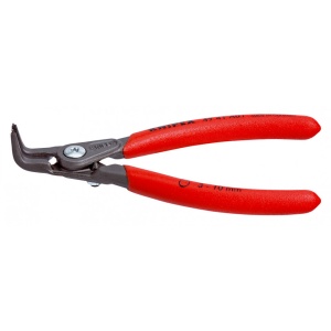 KNIPEX 49 41 A01 clește de precizie pentru inele de siguranță pentru inele exterioare pe axuri acoperit cu material plastic aderent bonderizat în culoarea gri 130 mm
