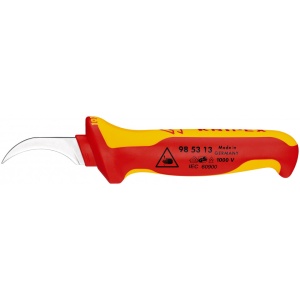 KNIPEX 98 53 13 cuțit de decapare mâner izolator multicomponent, testat de VDE 190 mm