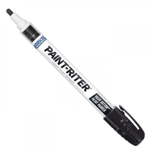 Marker cu vopsea lichida, PAINT RITER Valve Action, negru