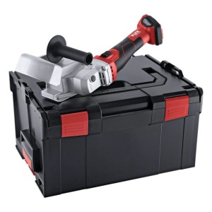 Masina de frezat caneluri de jgheaburi Flex RFE 40 18.0-EC, compatibila cu acumulatori Li-Ion 18 V in valiza L-BOXX®