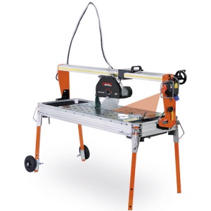 Masina de taiat placi, materiale de constructii 120cm, 2.2kW, PRIME 120S cu laser si roti - Battipav-91201