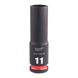 MILWAUKEE, CHEI TUBULARE DE IMPACT SHOCKWAVE™ IMPACT DUTY, 11 MM 3/8" IMPACT SOCKET DEEP - 1 PC