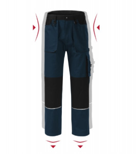 Pantaloni de lucru pentru bărbaţi albastru marin, 270 g/m²