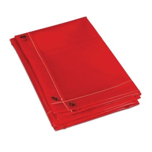 Paravan de protectie pentru sudura Telwin 802676, dimensiune 1740x1740 mm, rosu