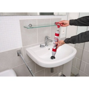 Pompa vacuum Kreator KRT563005, tip piston, pentru desfundat tevi, cu ventuza din cauciuc