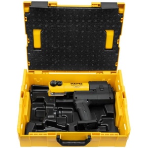 REMS Akku-Press 22 V ACC Basic-Pack\P; Presa radiala; Fara acumulator, fara incarcator rapid; Sistem de depozitare L-Boxx
