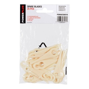 Set 25 lame pastic Powerplus POWACG6010, 89 x 1.9 mm
