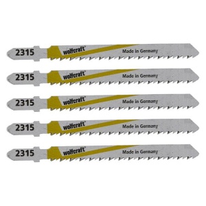 Set 5 panze pentru fierastrau pendular Wolfcraft 2365000, prindere in T, pentru lemn, adancime taiere 40 mm